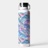 Iridescent Metallic 6 geometrisch Trinkflasche (Rückseite)