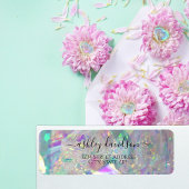 Iridescent Modern Glam Rücksendeadresse