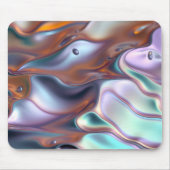 Iridescent Molten Ripples Mousepad (Vorne)