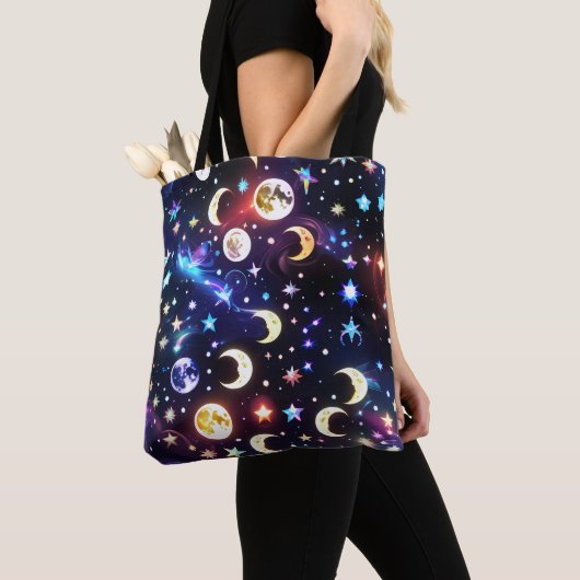 Iridescent Moonstone Opal Lunar Phases Tasche (Von Nahem)