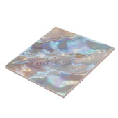 Iridescent Mother of Pearl Abstract ID1173b Fliese (Seite)