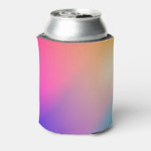 Iridescent Neon Hot Pink Fotografie Rainbow Cool Dosenkühler (Kanne Rückseite)