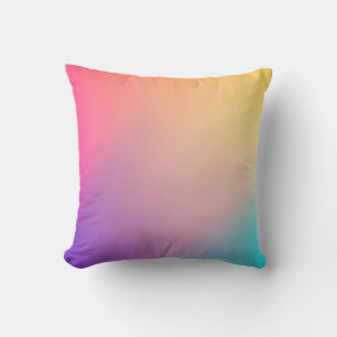 Iridescent Neon Hot Pink Fotografie Rainbow Cool Kissen