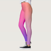 Iridescent Neon Hot Pink Fotografie Rainbow Cool Leggings (Links)