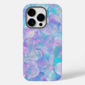 Iridescent Opal Glass Cabochons Case-Mate iPhone Hülle (Rückseite)