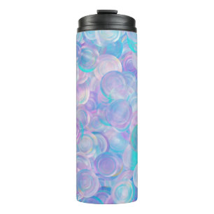 Iridescent Opal Glass Cabochons Thermosbecher