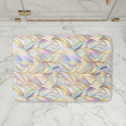 Iridescent Pastel Bath Mat Badematte