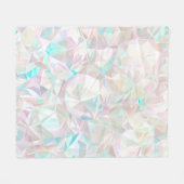Iridescent pastel crystal fleecedecke (Vorderseite (Horizontal))