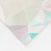 Iridescent pastel crystal fleecedecke (Ecke)