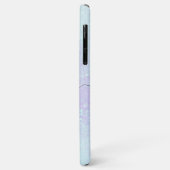Iridescent Pastel Holographic Glitzer Mit Monogram Case-Mate iPhone Hülle (Hinten/Links)