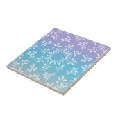 Iridescent Pastel Lila Aquamarin Ombre Elegant Ver Fliese (Seite)