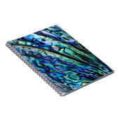 Iridescent Paua Abalone-Muschel Notizblock (Rechte Seite)