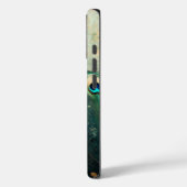 Iridescent Peacock Feather Luxe Phone Case (Rückseite / Links)