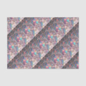 Iridescent Pearlized Faux Rose Gold Decoupage  Seidenpapier (Vorderseite)