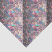 Iridescent Pearlized Faux Rose Gold Decoupage  Seidenpapier (Ausschnitt)