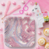 Iridescent Pink and Purple Pappteller (Party)