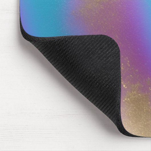 Iridescent Rainbow Glam Mousepad (Ecke)