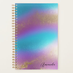Iridescent Rainbow Glam Planer