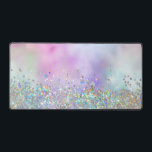 Iridescent Rainbow Holographic Glitzer Schreibtischunterlage<br><div class="desc">Iridescent Rainbow Holographic Glitzer desk mat</div>