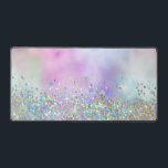 Iridescent Rainbow Holographic Glitzer Schreibtischunterlage<br><div class="desc">Iridescent Rainbow Holographic Glitzer desk mat</div>