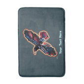 Iridescent Raven Badematte (Vorderseite Vertikal)