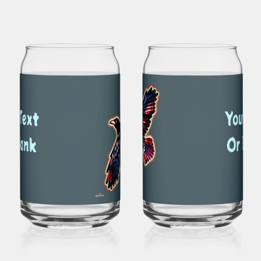 Iridescent Raven Dosenglas (Rechts)