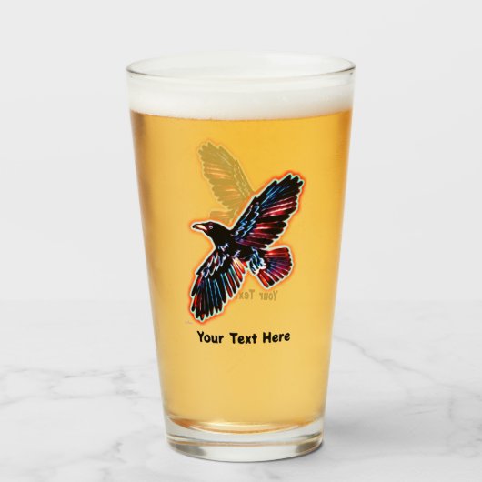 Iridescent Raven Glas (Vorne (Gefüllt))