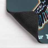 Iridescent Raven Mousepad (Ecke)