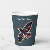 Iridescent Raven Pappbecher (Vorderseite)