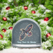 Iridescent Raven Schneekugeln (Weihnachten)