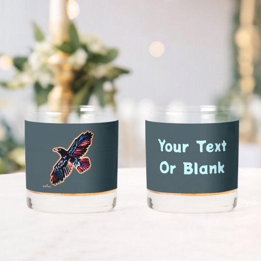 Iridescent Raven Whiskyglas (Insitu (Hochzeit))