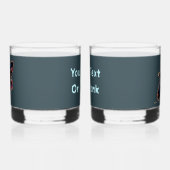 Iridescent Raven Whiskyglas (Links)