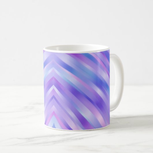 Iridescent Ribbons Personalisiert Coffee Tasse (VorderseiteRechts)
