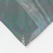 Iridescent Shimmer Mandala Boho Chic Fleecedecke (Ecke)