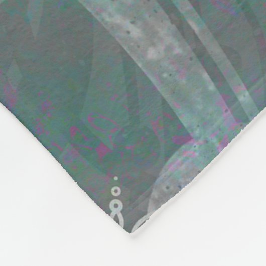 Iridescent Shimmer Mandala Boho Chic Fleecedecke (Ecke)