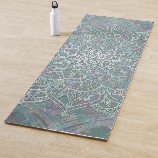 Iridescent Shimmer Mandala Boho Chic Gym Yogamatte (Beispiel)