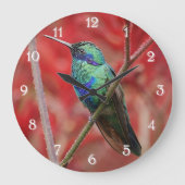 Iridescent Shine Große Wanduhr (Vorderseite)