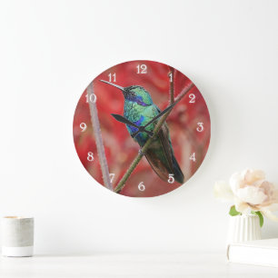 Iridescent Shine Große Wanduhr