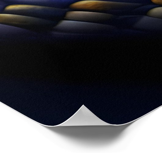 Iridescent Snakes Poster (Ecke)