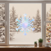 Iridescent Snowflake Window Fensteraufkleber