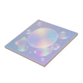 Iridescent Soap Bubble Dream Fliese (Seite)