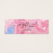 Iridescent Sparkle Holographic Gift Certificate (Vorderseite)
