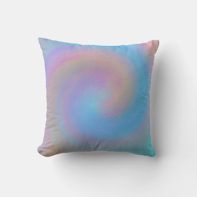 Iridescent Spiral Kissen (Vorderseite)
