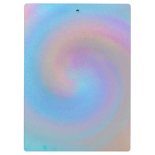 Iridescent Spiral Klemmbrett (Rückseite)