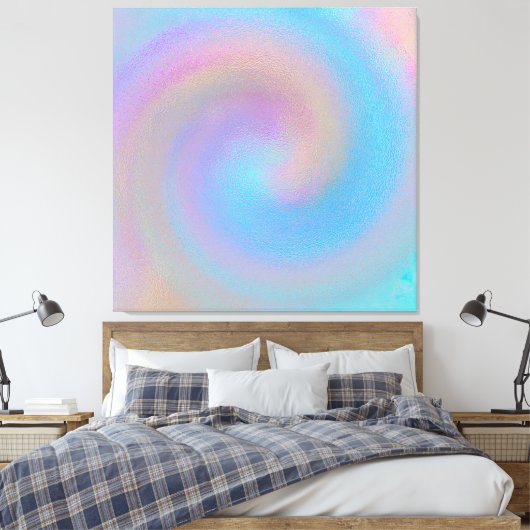 Iridescent Spiral Leinwanddruck (Insitu (Schlafzimmer))