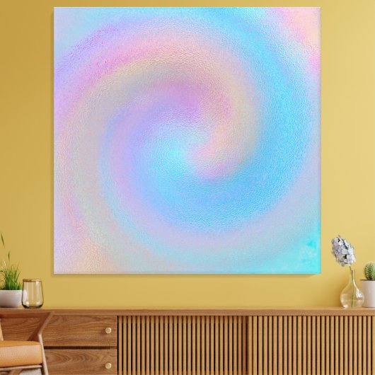 Iridescent Spiral Leinwanddruck (Insitu (Wohnzimmer))