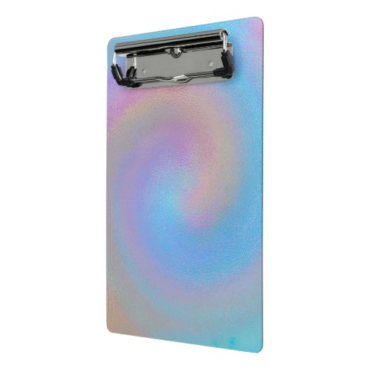 Iridescent Spiral Mini Klemmbrett (Gewinkelt2)