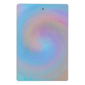 Iridescent Spiral Mini Klemmbrett (Rückseite)