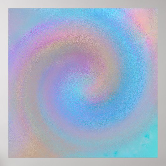 Iridescent Spiral Poster (Vorne)