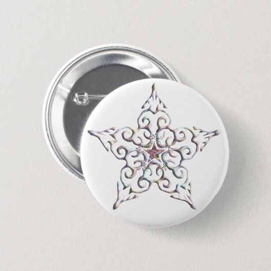 Iridescent Star Button (Vorne & Hinten)